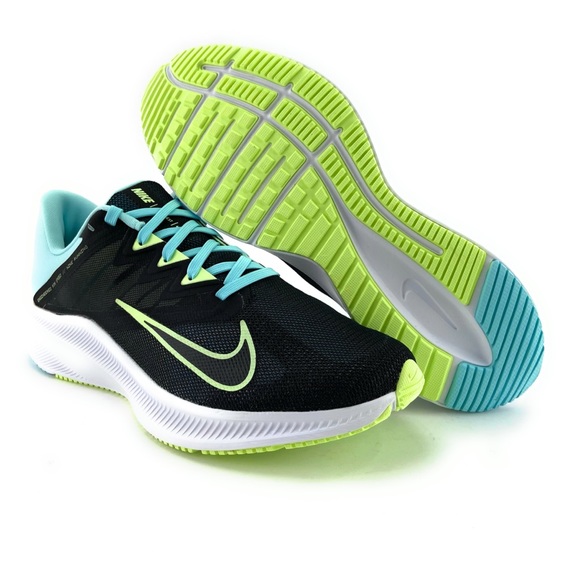 nike quest black volt